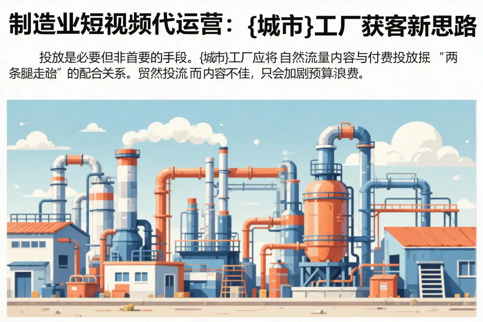 制造业短视频代运营:眉山工厂获客新思路