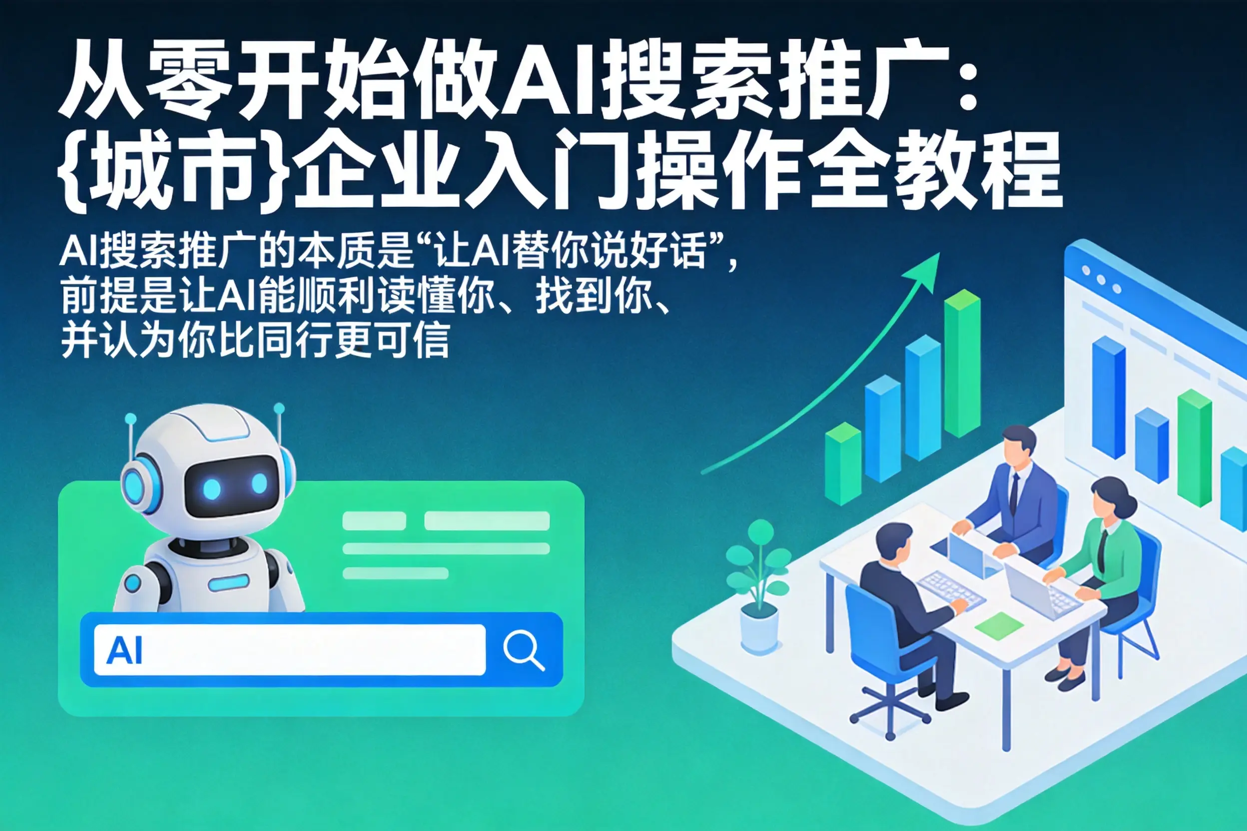 从零开始做AI搜索推广：眉山企业入门操作全教程