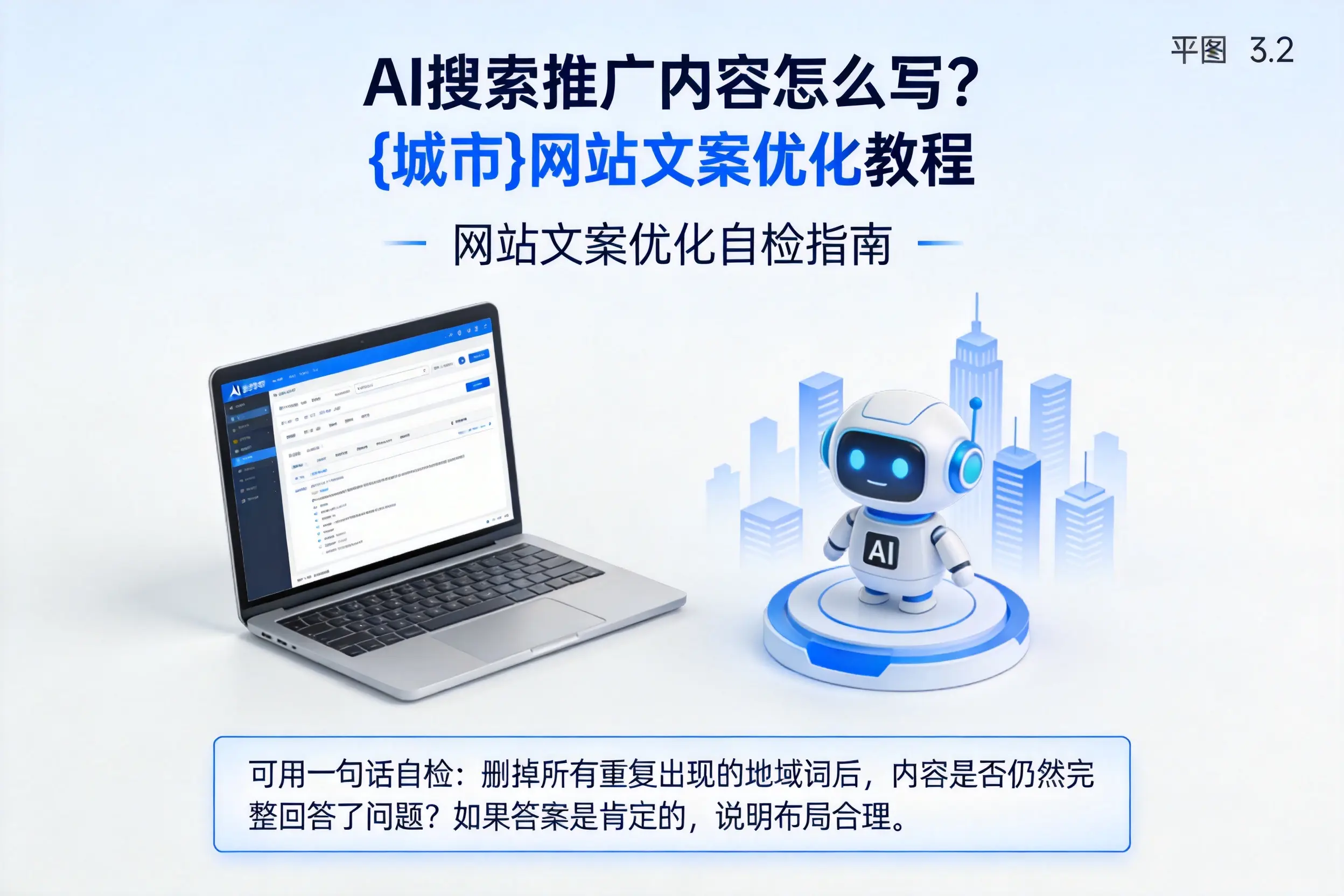 AI搜索推广内容怎么写?眉山网站文案优化教程