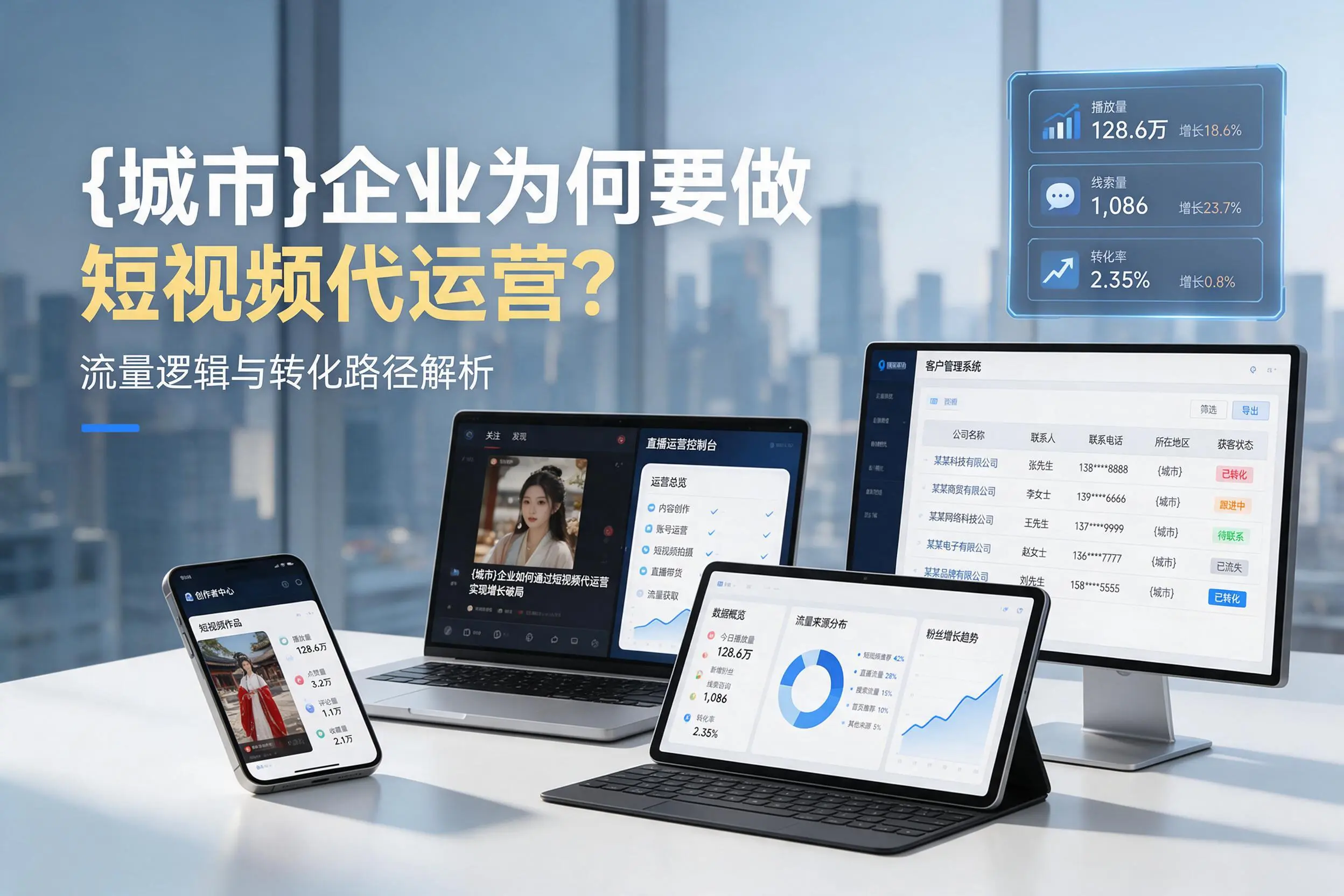 眉山企业为何要做短视频代运营？流量逻辑与转化路径解析