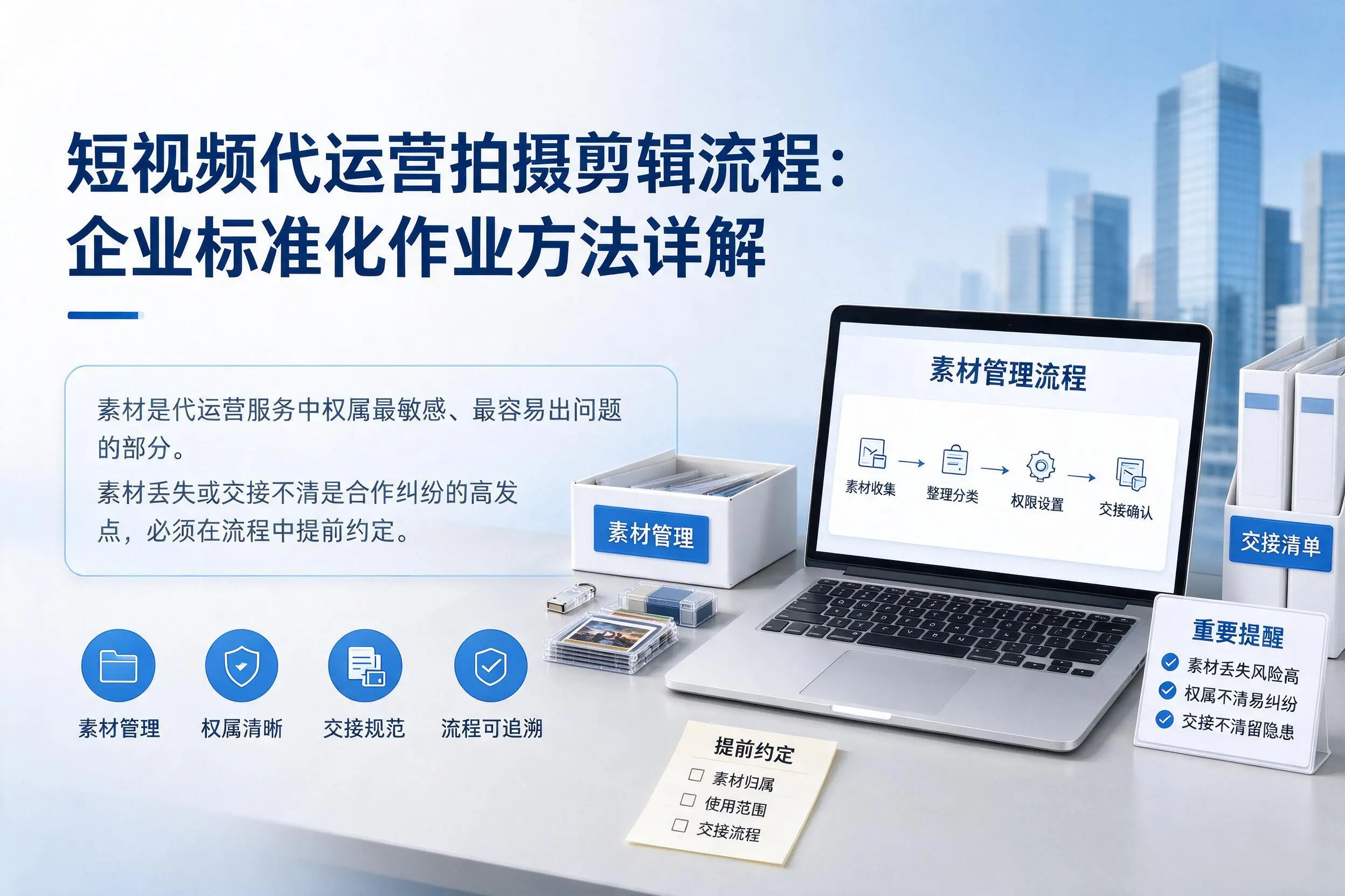 短视频代运营拍摄剪辑流程：眉山企业标准化作业方法详解