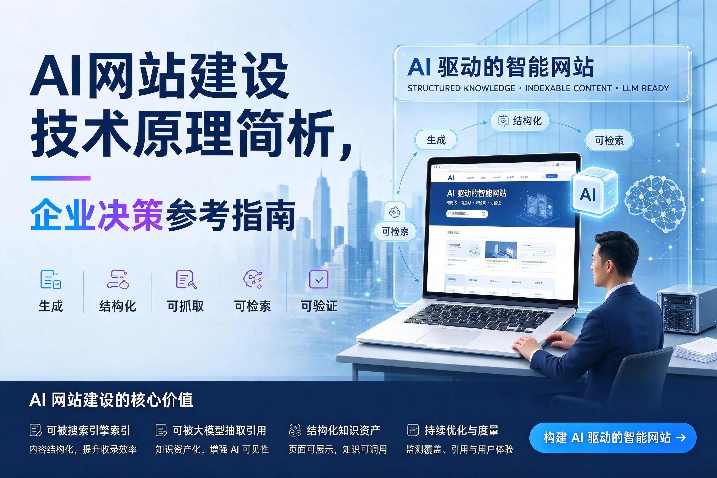 AI网站建设技术原理简析，眉山企业决策参考指南