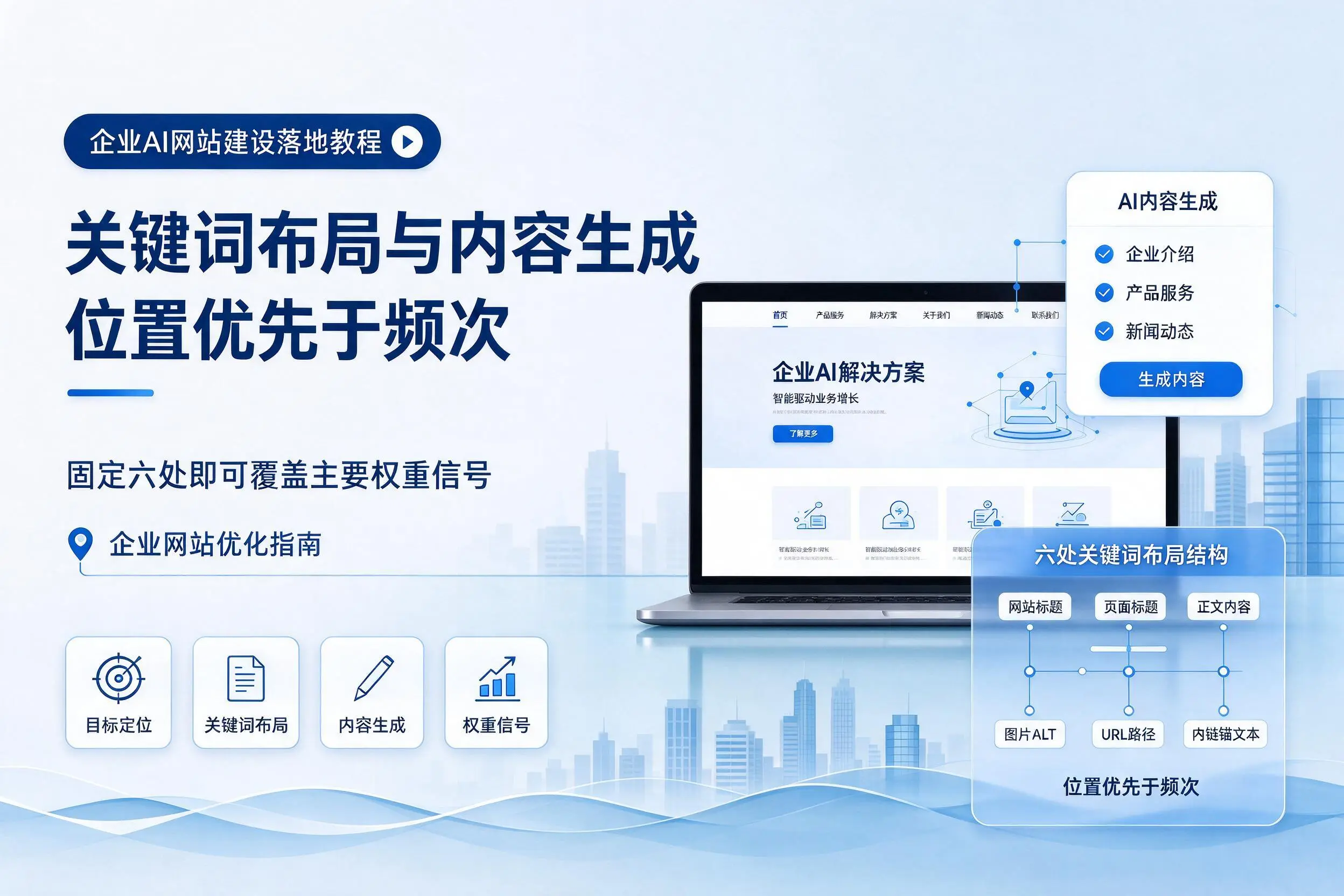 眉山企业AI网站建设落地教程：关键词布局与内容生成